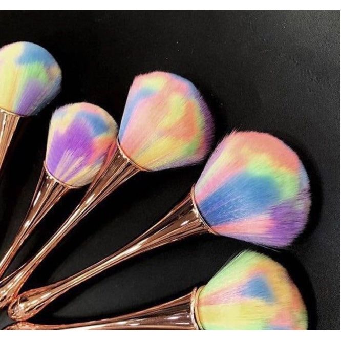 Fluffy Blush Brush - MultiColored - Overstock