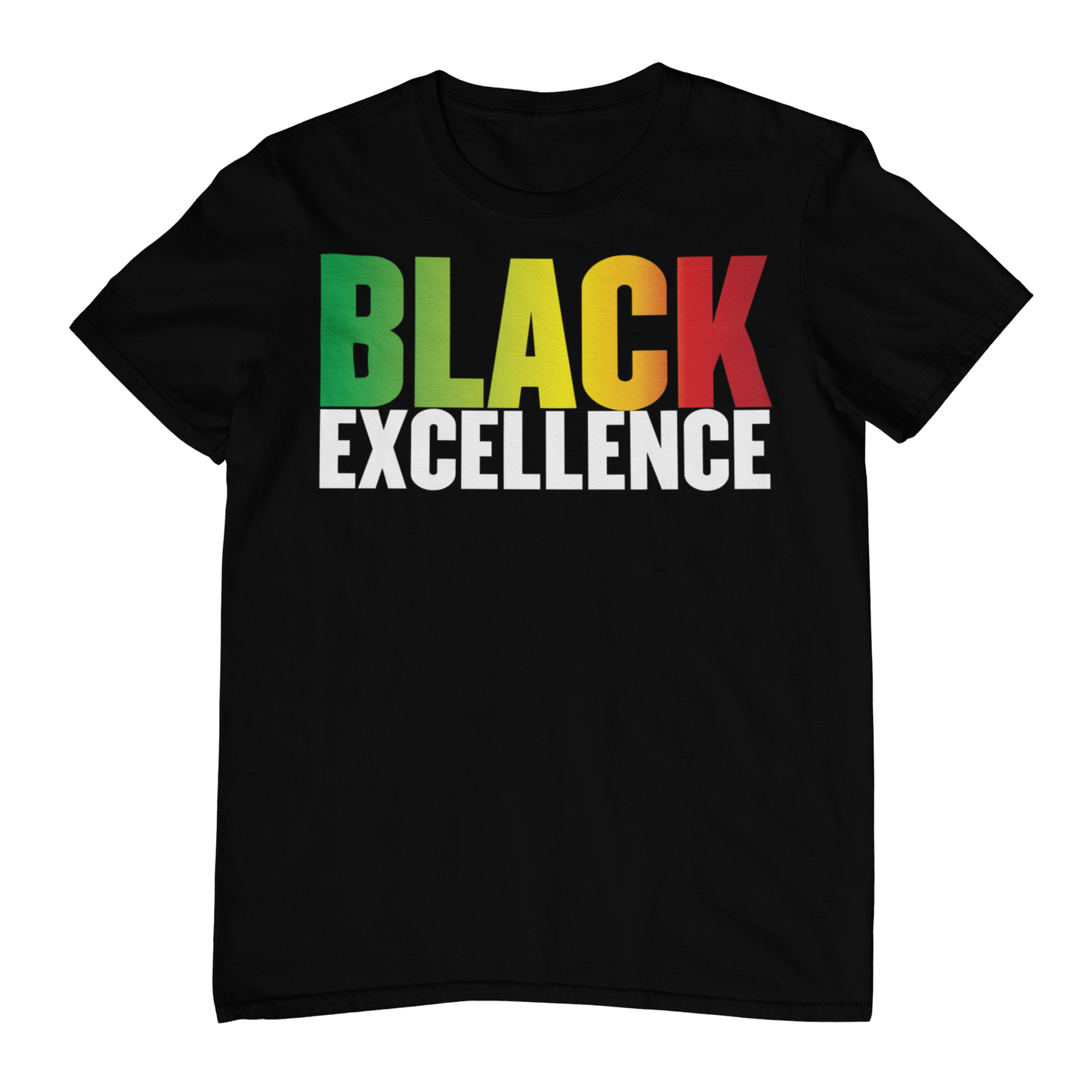 Black Excellence (Block Font) - Juneteenth Colors