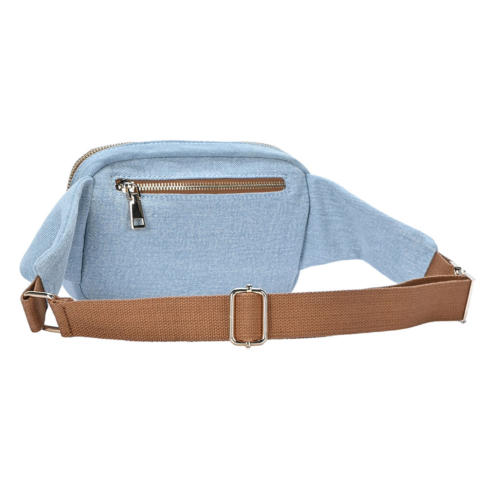 Haley Denim Fanny Pack