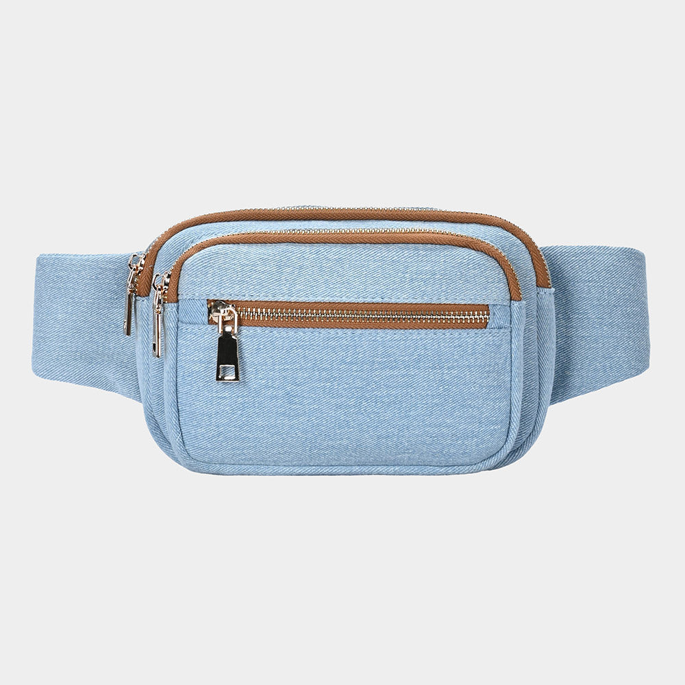 Haley Denim Fanny Pack