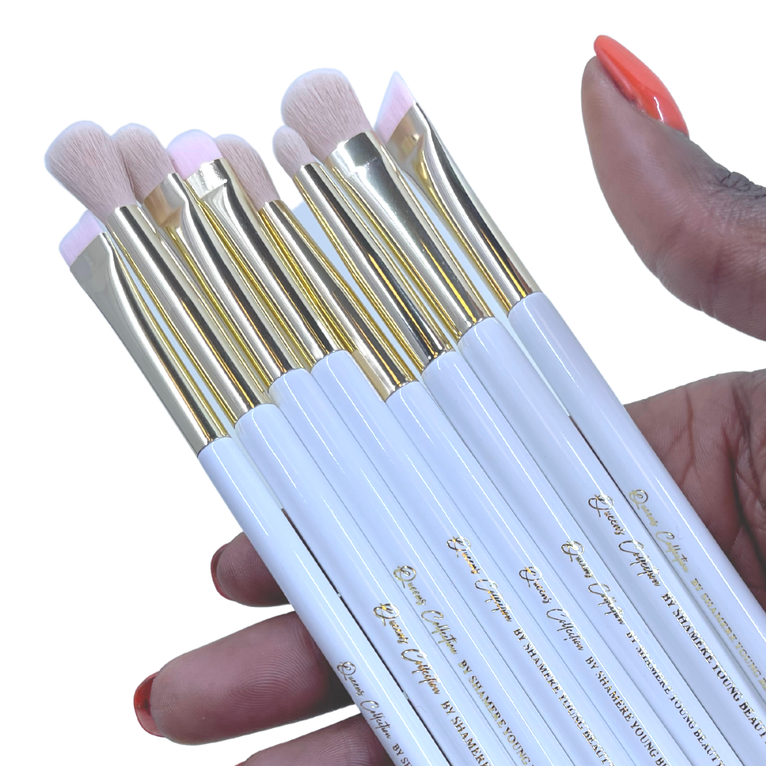 Queens Collection Eye Brush Set – 8-Piece